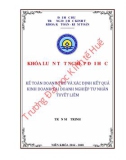 Khóa luận tốt nghiệp Kế toán-Kiểm toán: Kế toán doanh thu và xác định kết quả kinh doanh tại Doanh nghiệp tư nhân Tuyết Liêm