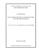 Luận văn Thạc sĩ Luật Hiến pháp và Luật Hành chính: Đào tạo cán bộ, công chức là người dân tộc thiểu số từ thực tiễn tỉnh Đắk Lắk