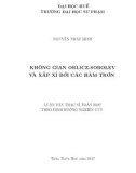 Luận văn Thạc sĩ Toán học: Không gian Orlicz - Sobolev và xấp xỉ bởi các hàm trơn