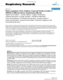 Báo cáo y học: Down-regulation of the inhibitor of growth family member 4 (ING4) in different forms of pulmonary fibrosis