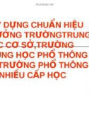 Nghiên cứu khoa học: Xây dựng chuẩn hiệu trưởng trường THCS, trường THPT và trường THPT có nhiều cấp