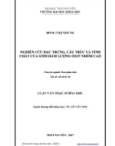 Luận văn Thạc sĩ Hoá học: Nghiên cứu đặc trưng, cấu trúc và tính chất của gốm hàm lượng oxit nhôm cao