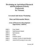 Báo cáo khoa học: Developing an Agricultural Research and Development Priority Framework for Vietnam (December 2007)