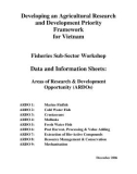 Báo cáo nghiên cứu khoa học: Developing an Agricultural Research and Development Priority Framework for Vietnam (December 2006)