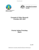 Báo cáo nghiên cứu nông nghiệp Economic & Policy Research Priorities 2011-2015 Priority Setting Workshop Hanoi July 2010 