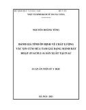 Luận án Tiến sĩ Y học: Đánh giá tính ổn định về chất lượng vắc xin cúm mùa tam giá dạng mảnh bất hoạt (IVACFLU-S) sản xuất tại IVAC