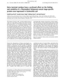 Báo cáo Y học: Extra terminal residues have a profound effect on the folding and solubility of a Plasmodium falciparum sexual stage-speciﬁc protein over-expressed in Escherichia coli