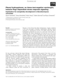 Báo cáo khoa học: Phenyl hydroquinone, an Ames test-negative carcinogen, induces Hog1-dependent stress response signaling