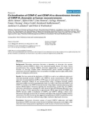 Báo cáo y học: Co-localization of CENP-C and CENP-H to discontinuous domains of CENP-A chromatin at human neocentromeres