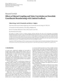 Báo cáo hóa học: Research Article Effects of Mutual Coupling and Noise Correlation on Downlink Coordinated Beamforming with Limited Feedback