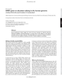 Báo cáo y học: SINEs point to abundant editing in the human genome