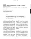 Báo cáo y học: Genomic studies of mood disorders - the brain as a muscle