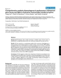 Báo cáo y học: Comprehensive analysis of pseudogenes in prokaryotes: widespread gene decay and failure of putative horizontally transferred genes