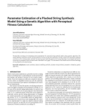 Báo cáo hóa học: Parameter Estimation of a Plucked String Synthesis Model Using a Genetic Algorithm with Perceptual Fitness Calculation