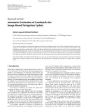 Báo cáo hóa học: Research Article Automatic Evaluation of Landmarks for Image-Based Navigation Update