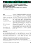 Báo cáo khoa học: Essential role of the C-terminus in Melanocarpus albomyces laccase for enzyme production, catalytic properties and structure