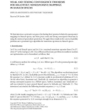 Báo cáo hóa học: WEAK AND STRONG CONVERGENCE THEOREMS FOR RELATIVELY NONEXPANSIVE MAPPINGS IN BANACH SPACES