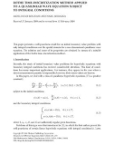 ROTHE TIME-DISCRETIZATION METHOD APPLIED TO A QUASILINEAR WAVE EQUATION SUBJECT TO INTEGRAL