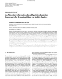 Báo cáo hóa học: Research Article An Attention-Information-Based Spatial Adaptation Framework for Browsing Videos via Mobile Devices