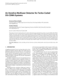 Báo cáo hóa học: An Iterative Multiuser Detector for Turbo-Coded DS-CDMA Systems