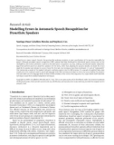 Báo cáo hóa học: Research Article Modelling Errors in Automatic Speech Recognition for Dysarthric Speakers