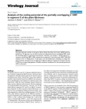 Báo cáo khoa học: Analysis of the coding potential of the partially overlapping 3' ORF in segment 5 of the plant fijiviruses