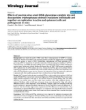 Báo cáo khoa học: Effects of vaccinia virus uracil DNA glycosylase catalytic site and deoxyuridine triphosphatase deletion mutations individually and together on replication in active and quiescent cells and pathogenesis in mice