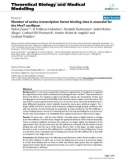 Báo cáo y học: Number of active transcription factor binding sites is essential for the Hes7 oscillator