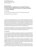 Báo cáo hóa học: Research Article Perturbed Iterative Algorithms for Generalized Nonlinear Set-Valued Quasivariational 