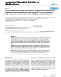 Báo cáo khoa hoc: Body composition in male elite athletes, comparison of bioelectrical impedance spectroscopy with dual energy X-ray absorptiometry