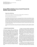 Báo cáo hóa học: Energy-Efﬁcient Medium Access Control Protocols for Wireless Sensor Networks