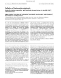 Báo cáo khoa học: Sulfation of hydroxychlorobiphenyls Molecular cloning, expression, and functional characterization of zebraﬁsh SULT1 sulfotransferases