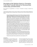 Báo cáo khoa học: Description of the Infection Status in a Norwegian Cattle Herd Naturally Infected by Mycobacterium avium subsp. paratuberculosis.