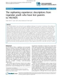 Báo cáo y học: The orphaning experience: descriptions from Ugandan youth who have lost parents to HIV/AIDS