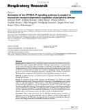 Báo cáo y học: Activation of the SPHK/S1P signalling pathway is coupled to muscarinic receptor-dependent regulation of peripheral airways