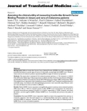 báo cáo hóa học: Assessing the clinical utility of measuring Insulin-like Growth Factor Binding Proteins in tissues and sera of melanoma patients