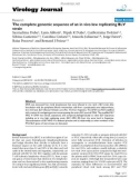 Báo cáo khoa học: The complete genomic sequence of an in vivo low replicating BLV strain