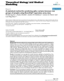 Báo cáo y học: A statistical method for predicting splice variants between two groups of samples using GeneChip® expression array data