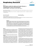 Báo cáo y học: Association studies for asthma and atopic diseases: a comprehensive review of the literature