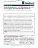 Báo cáo y học: Systemic vasculopathy with altered vasoreactivity in a transgenic mouse model of scleroderma