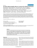 Báo cáo y học: A mouse plasma peptide atlas as a resource for disease proteomics