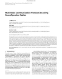 Báo cáo hóa học: Multimode Communication Protocols Enabling Reconﬁgurable Radios