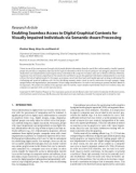 Báo cáo hóa học: Research Article Enabling Seamless Access to Digital Graphical Contents for Visually Impaired Individuals via Semantic-Aware Processing