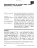 Báo cáo khoa học: Mutational analysis of the preferential binding of human topoisomerase I to supercoiled DNA