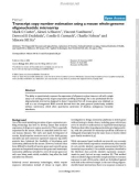 Báo cáo y học: Transcript copy number estimation using a mouse whole-genome oligonucleotide microarray