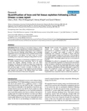 Báo cáo y học: Quantification of lean and fat tissue repletion following critical illness: a case report