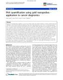 báo cáo khoa học: RNA quantification using gold nanoprobes application to cancer diagnostics