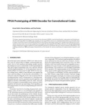 Báo cáo hóa học: FPGA Prototyping of RNN Decoder for Convolutional Codes