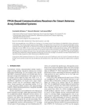 Báo cáo hóa học: FPGA-Based Communications Receivers for Smart Antenna Array Embedded Systems