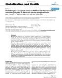 báo cáo khoa học: Rethinking the conceptual terrain of AIDS scholarship: lessons from comparing 27 years of AIDS and climate change research